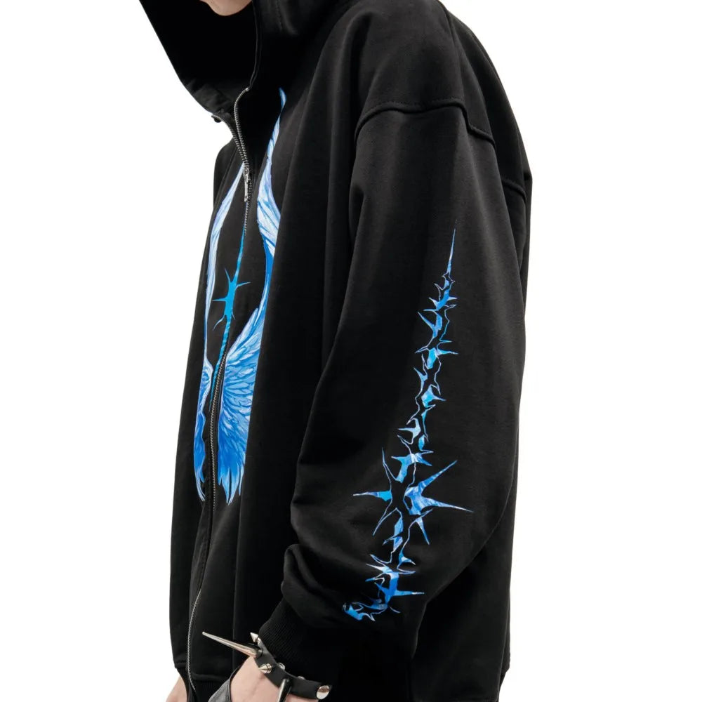 Obsidian Wing zipper